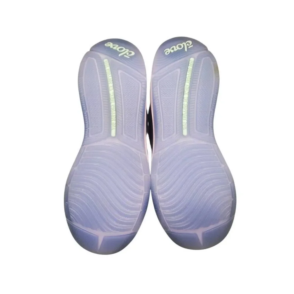 Clove Classic Night Shift Black/White Women's Bungee Athletic Shoe 7.5